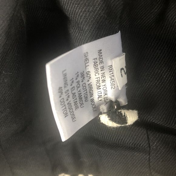 $1,580 AREA Crystal Fringe Houndstooth Wool Blend Bolero Jacket Women’s Size 2 - Picture 10 of 12